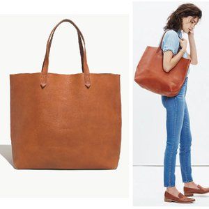 Madewell Transport Tote Bag English Saddle